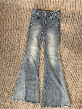 American Eagle Outfitters Light Blue Flare Jeans